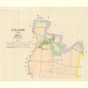 Ellgoth (Lhota) - m1516-1-001 - Kaiserpflichtexemplar der Landkarten des stabilen Katasters