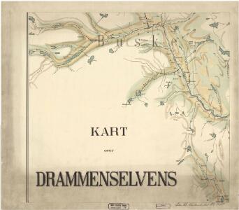 Spesielle kart 58-3: Kart over Drammenselvens Flødningsdistrikt
