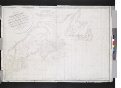 The coast of Nova Scotia, New England, New-York, Jersey, the Gulph and River of St. Lawrence, the islands of Newfoundland, Cape Breton, St. John, Antecosty, Sable, &c, and soundings thereof ... / by Jos. F.W. Des Barres Esqr., MDCCLXXVII.
