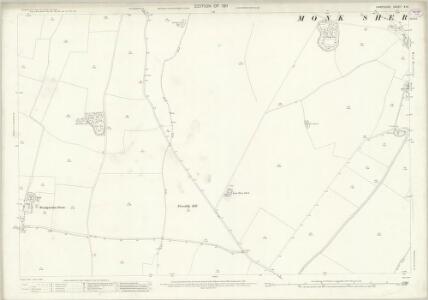 Hampshire and Isle of Wight X.14 (includes: Monk Sherborne; Sherborne St John; Wootton St Lawrence) - 25 Inch Map