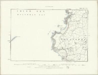 Anglesey V.SW - OS Six-Inch Map
