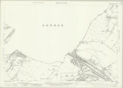 Surrey VIII.13 (includes: Croydon St John The Baptist; Mitcham; Wandsworth Borough) - 25 Inch Map