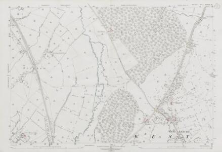 Wiltshire XXXVIII.12 (includes: North Bradley; Steeple Ashton; Trowbridge; West Ashton) - 25 Inch Map