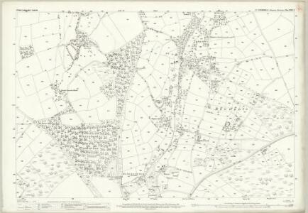 Cornwall XXIX.2 (includes: Stoke Climsland) - 25 Inch Map