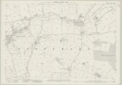 Somerset XXXVII.11 (includes: Stogursey) - 25 Inch Map