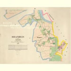 Brandeis - m0396-1-001 - Kaiserpflichtexemplar der Landkarten des stabilen Katasters