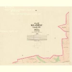 Kladrau (Kladruby) - c3114-1-003 - Kaiserpflichtexemplar der Landkarten des stabilen Katasters
