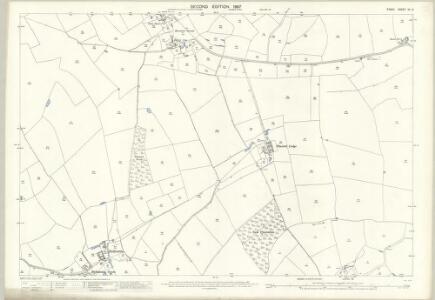 Essex (1st Ed/Rev 1862-96) XV.9 (includes: Lindsell; Thaxted) - 25 Inch Map