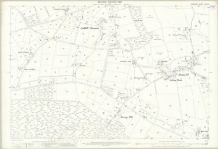 Hampshire and Isle of Wight LXVII.12 (includes: Denmead) - 25 Inch Map