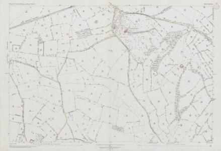 Somerset XLII.14 (includes: Cranmore; Doulting; Evercreech) - 25 Inch Map