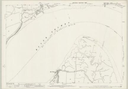 Essex (1st Ed/Rev 1862-96) LXXXIII.15 (includes: Northfleet; Swanscombe; Thurrock) - 25 Inch Map