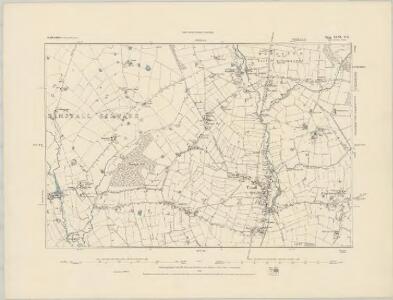 Staffordshire XLVI.NW - OS Six-Inch Map