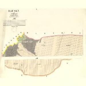 Rausen - m2646-1-001 - Kaiserpflichtexemplar der Landkarten des stabilen Katasters
