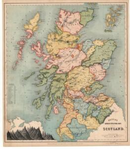 Betts's improved educational maps: Scotland.