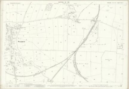 Yorkshire XCIII.12 (includes: Cayton; Seamer) - 25 Inch Map