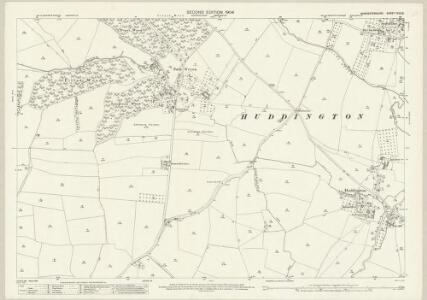 Worcestershire XXIX.15 (includes: Crowle; Himbleton; Huddington; Oddingley) - 25 Inch Map