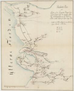 Kartblad 182: Situations Plan over Længden af det Schogenske Dragon Compagnie District