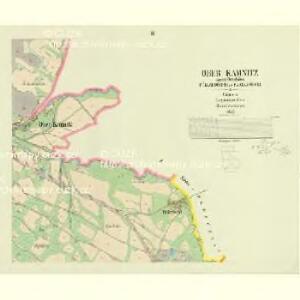 Ober Kamnitz - c2064-1-003 - Kaiserpflichtexemplar der Landkarten des stabilen Katasters