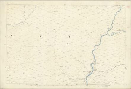 Cumberland IV.1 (includes: Bewcastle) - 25 Inch Map
