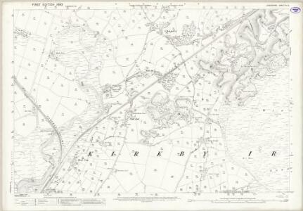 Lancashire XI.5 (includes: Angerton; Kirkby Ireleth) - 25 Inch Map