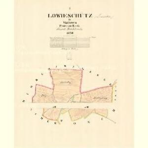 Lowieschütz - m1631-1-001 - Kaiserpflichtexemplar der Landkarten des stabilen Katasters