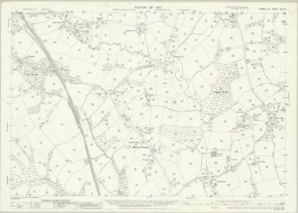 Sussex XLII.13 (includes: Horam) - 25 Inch Map