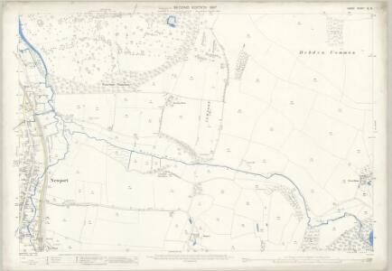 Essex (1st Ed/Rev 1862-96) IX.13 (includes: Debden; Newport; Widdington) - 25 Inch Map