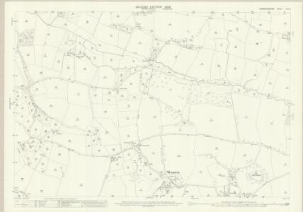 Pembrokeshire XLII.3 (includes: Castlemartin; Hundleton; Warren) - 25 Inch Map