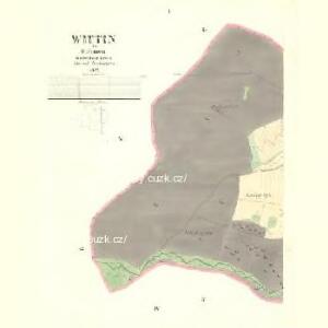 Wittin - c8627-1-001 - Kaiserpflichtexemplar der Landkarten des stabilen Katasters