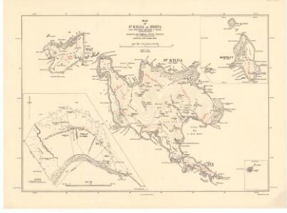 Map of St Kilda or Hirta and adjacent islands...