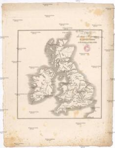 Carte des trois royaumes d'Angleterre d'Ècosse et d'Irlande