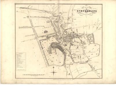 Plan of the Town of Dunfermline from actual survey.