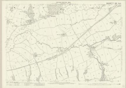 Montgomeryshire XVI.14 (includes: Middletown; Trewern; Wollaston) - 25 Inch Map