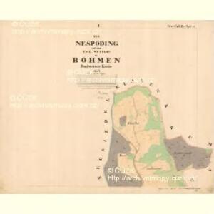 Nespoding - c7027-1-001 - Kaiserpflichtexemplar der Landkarten des stabilen Katasters