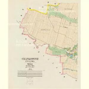 Czankowitz (Čankowice) - c0793-1-002 - Kaiserpflichtexemplar der Landkarten des stabilen Katasters