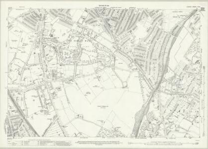 London (1915- Numbered sheets) IX.15 (includes: Camberwell; Lewisham) - 25 Inch Map