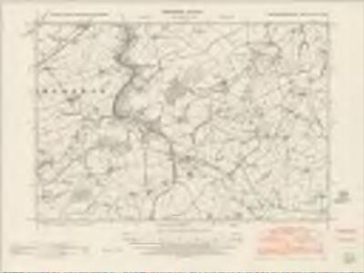 Montgomeryshire XXXVII.SW - OS Six-Inch Map