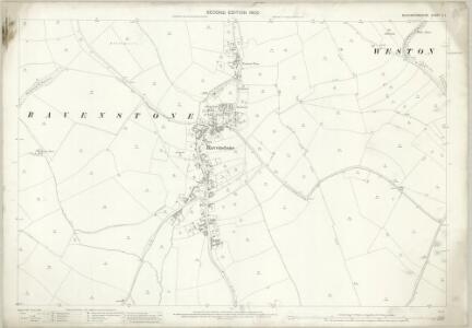 Buckinghamshire V.1 (includes: Ravenstone; Weston Underwood) - 25 Inch Map