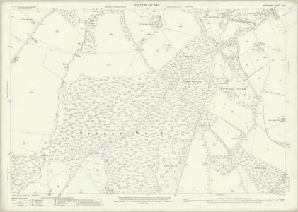Berkshire V.16 (includes: Abingdon St Helen Without; Appleton with Eaton; Besselsleigh; Marcham; Tubney) - 25 Inch Map