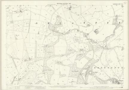 Shropshire XII.9 (includes: Selattyn) - 25 Inch Map