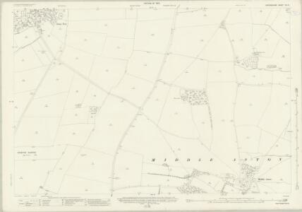 Oxfordshire XVI.9 (includes: Duns Tew; Middle Aston; North Aston; Steeple Aston; Steeple Barton; Westcott Barton) - 25 Inch Map