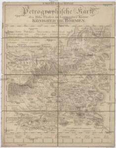 Umgebung von Teplitz oder petrographische Karte des Bila Thales im Leitmeritzer Kreise Königreiche Böhmen