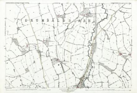 Gloucestershire LXIV.6 (includes: Charfield; Cromhall; Kingswood; Wickwar) - 25 Inch Map