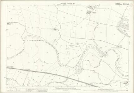 Derbyshire LII.8 (includes: Doveridge; Marchington; Sudbury) - 25 Inch Map