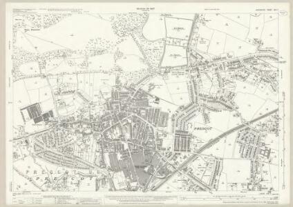 Lancashire CVII.7 (includes: Eccleston; Knowsley; Prescot; St Helens; Whiston) - 25 Inch Map