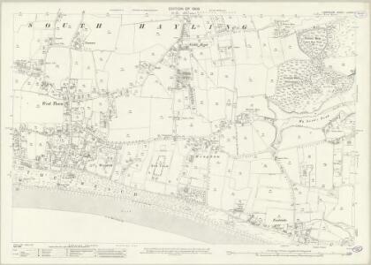 Hampshire and Isle of Wight LXXXIV.11 (includes: Havant) - 25 Inch Map