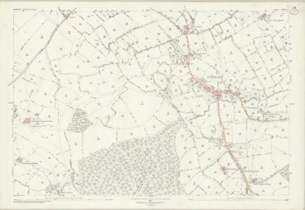 Somerset XLIII.9 (includes: Nunney; Trudoxhill; Wanstrow) - 25 Inch Map