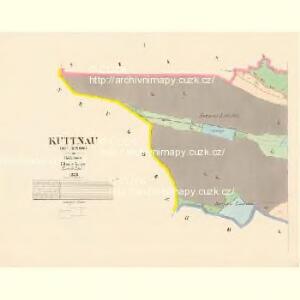 Kuttnau (Kuttnow) - c2585-1-001 - Kaiserpflichtexemplar der Landkarten des stabilen Katasters