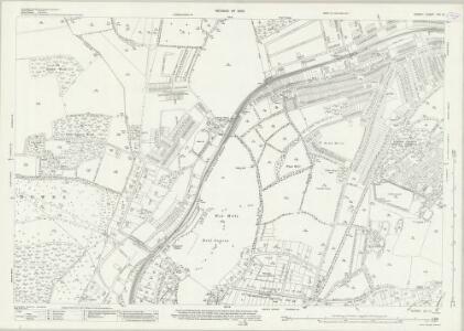 Surrey XIX.12 (includes: Banstead; Chipstead; Coulsdon; Woodmansterne) - 25 Inch Map