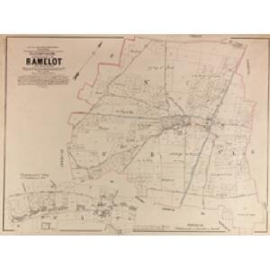 Plan parcellaire de la commune de Ramelot : avec les mutations